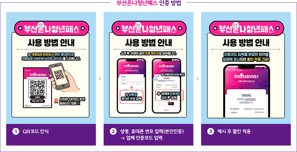 부산온나패스 인증 방법